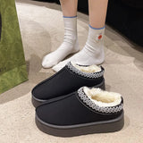 Breakj Large Size Women's Boots Fashion Snow Boots Autumn And Winter Indoor Outdoor Low