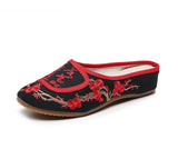 Breakj Summer Embroidered Cloth Shoes Women's