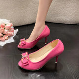 New High-Heeled Sandals Fish Mouth Thin High-Heeled Women's Sandals Large Size Sexy High-Heeled