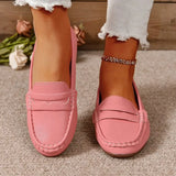 Breakj Bean Shoes 2025 New Four-Season Light Casual Shoes Fashion Lazy One-Legged Women's Shoes Round Head Women's Single