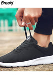 autumn New Men Casual Shoes Lace up Men Shoes Lightweight Comfortable Breathable Walking Sneakers Tenis Feminino