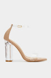 Heels Sandals Women PVC Transparent Heels Summer Shoes Woman Suede Ankle Strappy Sandalias Mujer 2022 Women