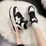 Breakj Shoes Women Plus Velvet Warm Thick-Soled Shoes 2025 Winter New Korean Version Of Casual Sports Shoes