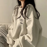 Oversized Hoodie Women Sweatshirts Long Sleeve Hoodies Casual Letter Print Loose Pullovers Harajuku Sweatshirt Female