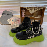 Mary Jane Shoes Women Lolita Shoes Buckle Strap Girls Cosplay Platform Heels Shoes Chunky Pumps Women Shoes Cosplay