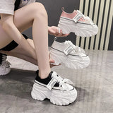 Breakj Spring And Autumn Father Shoes Female Net Red Platform Casual Sports Shoes Korean Version With Students Running Fashion Sports