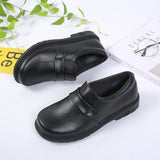 New Round-Headed Uniform Shoes College Style Lolita Black And Brown JK Women's Flat Heel Comfortable Leather