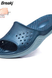 Men Rubber Slippers Beach Shoes Slides Slates Palm Clap Casual Women Outdoor Indoor Sandalias Mujer Verano 2023