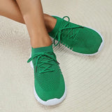 Soft Sole Knit Walking Shoes for Women 2023 Comfortable Breathable Mesh Sneakers Woman Plus Size Lightweight Casual