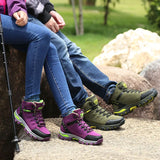 New Men's Shoes Hiking Shoes Autumn Anti-Slip Hiking Leisure Shoes Men's Outdoor Couple Travel Sports