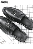 Men Dress Shoes British breathable trend shoes Patent Leather Luxury Fashion Men Shoes Oxford Shoes