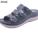 Shoes Women Sandals Flat Summer Holiday Shoes Ladies Beach Sandals Soft Comfortable Woman Footwear Big Size 42