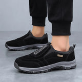 Breakj And Autumn New Outdoor Leisure Sports Walking Shoes Men's Large-Size Hiking Running Shoes