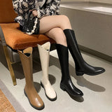 Cowboy Boots Women But Knee Boots Autumn Winter New Thin Long Martin Boots High Boots Knight