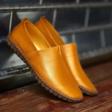 o'clock Hot Sale Men's Genuine Leather Loafers Quality Casual Flats Driving Shoes Luxury Breathable Light Handmade