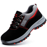 Toe Safety Work Shoes Men Fashion Summer Breathable Slip On Casual Boots Mens Labor Insurance Puncture Proof Shoe