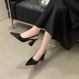 Breakj Chinese-Style Ocean Gas High-End After-Empty Bag Head Sandals Summer New French-Style High-Heeled High-Heeled
