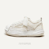 Breakj Shoes Deconstruction And Dissolution Series Of Autumn And Winter New Lace Thick-Soled High-Board Shoes Men's Fashion Shoes Men's And Women's