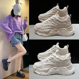 New Spring And Autumn Fashion Casual Dad Shoes Korean Version Ins Tide Retro Net Cloth Students Casual Sports