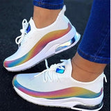 Women Lace Up Sneaker 2020 Woman Casual Mesh Spring Autumn Women's Breathable Ladies Comfortable Female Vulcanize Shoe Plus