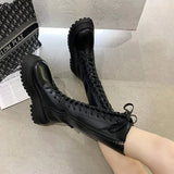 Breakj Boots Girl But Knee 2023 Spring New Thick Background Thick And High-Heeling Knight Boots Small Long Boots