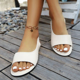 Breakj Sandals Women 2025 Summer New Round Toe Side Buckle Belt Wearing Large-Size