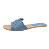Breakj Large Code 2025 Summer New Women's Slippers Cross-Bottomed Cool And