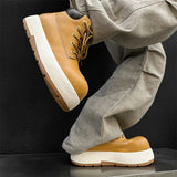 Breakj Men's Stylish Outdoor Platform Work Boots