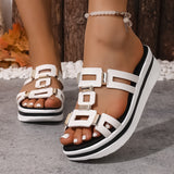 Breakj Slippers Women Wear 2025 Summer New Women's Thick Bottom Fish Mouth Slippers Light
