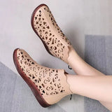 Summer Sandals Women's Breathable Hole Flat Soft Non-slip Comfortable Shoes Sandalias De Mujer