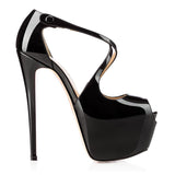 Sandals, Women's Shoes, Fish Mouth Waterproof Table, Gradual Discoloration, Hand-Made Fine Heels, Hate Sky High And