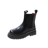 Breakj Boots Women's Spring And Autumn 2025 New Small Small Increases High-Bottomed Cigarette Boots Chelsea Boots Children's