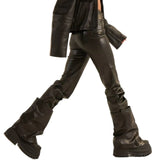 Breakj Sales Of Retro Thick-Bottomed Knight Boots Women's 2025 New Autumn Slim Height Trouser Tube Fashion