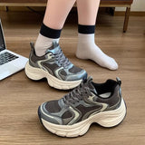 Breakj Dad Shoes Women 2025 New Spring And Summer Spring And Autumn Thick Bottom Increase Leisure Sneakers Running Shock-Absence Light Women's