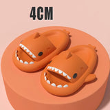 Platform Slippers Women Shoes Summer Slides Cute Shark Couples Beach Shoes Home Indoor 4CM Thick Soles Flip Flops