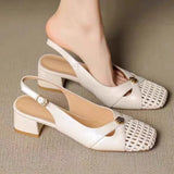 Breakj Luxury Small Retro 2025 Summer New Women's Head Sandals Wearing Front Sandals