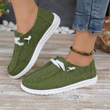 New Round Head Muffin Sole Single Shoes Rubber Soles Pure Color Lace Large Size Lace Women's Singles