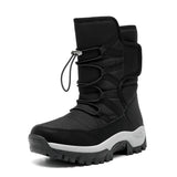 Men's Down Snow Boots Plus Thick Warm And Cold Cotton Shoes Northeast Waterproof And Anti-Slip Outdoor Cotton