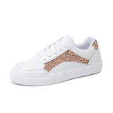 Breakj New Sleet Small White Shoes Women Thick Sole Lace Single Shoes Fashion Casual Board
