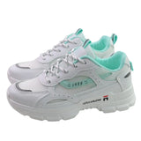 Breakj Dad Shoes Women In The Tide Of Spring And Summer New Mesh Shoes Flat Bottom Light Hollow Breathable Net Shoes Women's