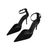High Heels Small Design Sense Fine Heel 2023 New Temperament Goddess Fan Not Tired Foot Sandals Female Ins