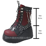 Breakj Women's Shoes 2025 Autumn And Winter Martin Boots With Loose Cake Thick-Sided Short Boots Round Head Fashion Women's