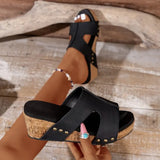 Breakj Size Wish New Lady Slope With Fish Mouth Thick Sole Rivet