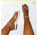 Breakj Flat-Soled Sandals Women 2025 Summer New Fashion Jacket Leisure Ebay Beach Women's