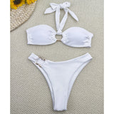 2025 New Sexy Split Bikini Set With Low-Waisted Bikini
