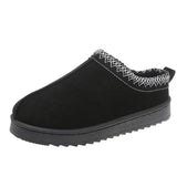Breakj National Fashion Snow Boots Women's Shoes On The Bottom Of Autumn And Winter Indoor And Outdoor Low