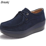 Fashion Leather Soft Bottom Tassel Women's Single Shoes Spring and Summer Thick Bottom Wedge Heel Women Hollow Light