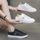 Breakj Soft-Skined Small White Shoes 2025 Autumn And Winter New Ins Trendy Casual Sports Shoes Fashion Lace Casual Board