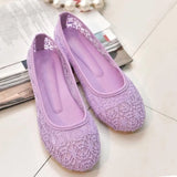 New Women Flats Shoes Ballet Flats Fashion Bow-Knot Women Shoes Slip On Cut Outs Flat Sweet Hollow Summer Female