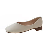 Single Shoes For Spring 2023 New Low Heel Maternity Shoes With Soft Sole Casual Women's